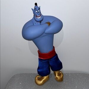 Aladdin Blue Genie Figurine vintage